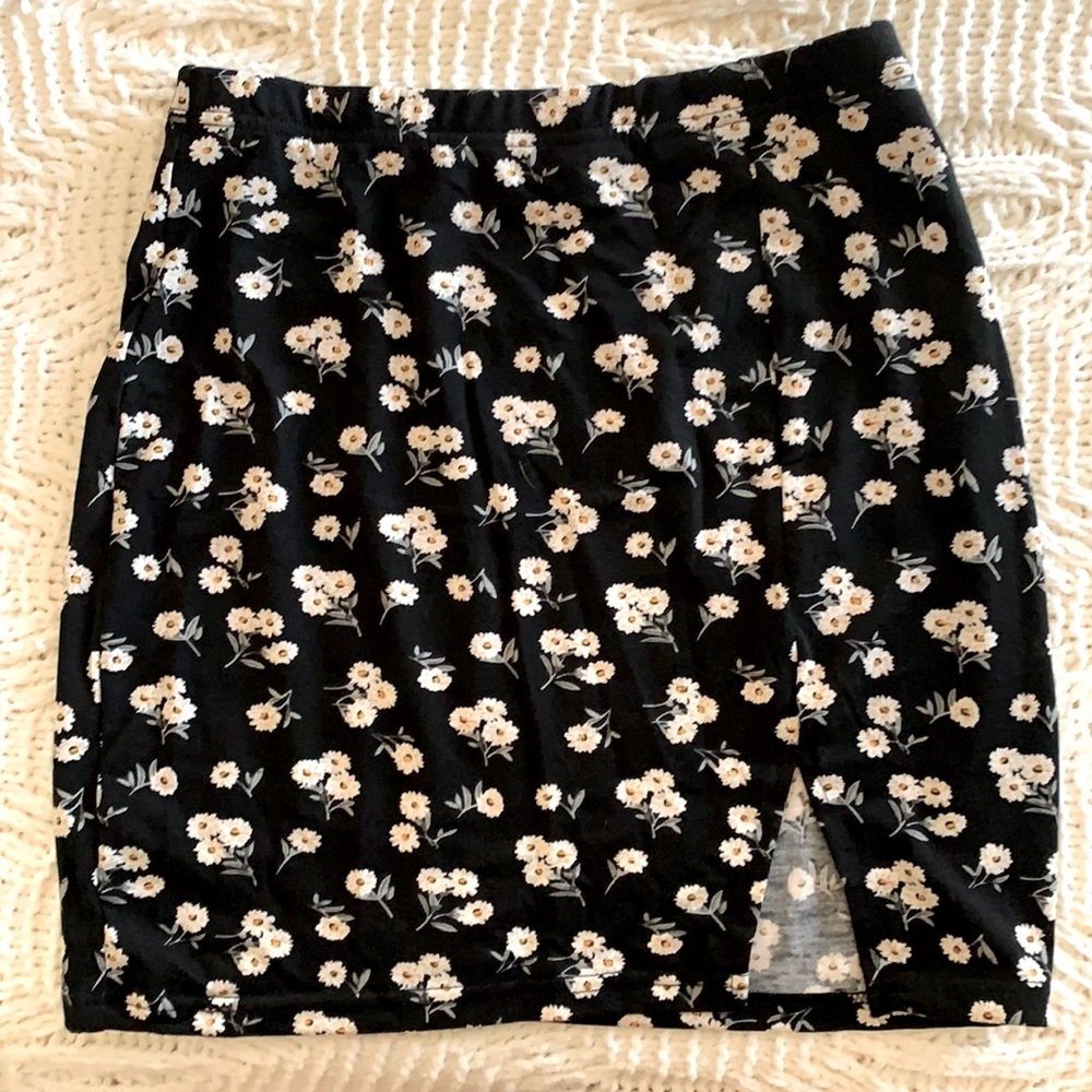Floral Mini Skirt